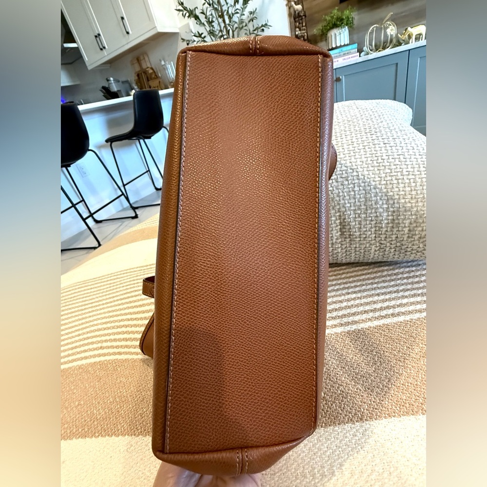 Coach Brown Leather Tote Bag - Picture 5 of 13